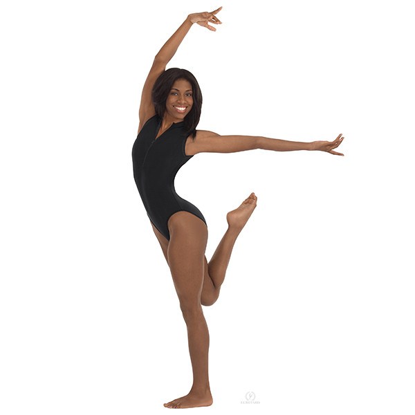 Eurotard 44518 Michelle Microfiber Zipper Front Leotard - Adult