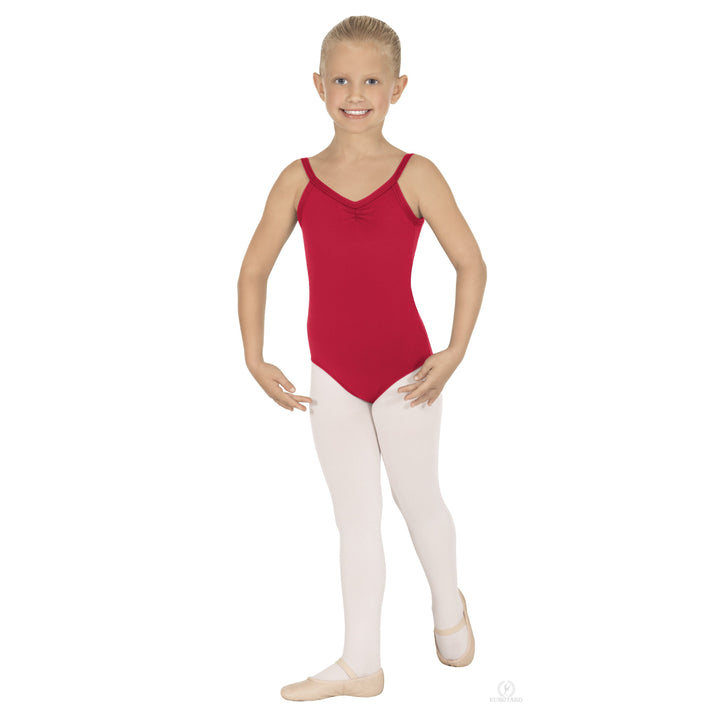 Eurotard 44527C Pinch Front Leotard Red