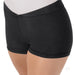 Microfiber "V" Front Booty Shorts Color Choices Black