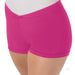 Microfiber "V" Front Booty Shorts Color Choices Fuchsia
