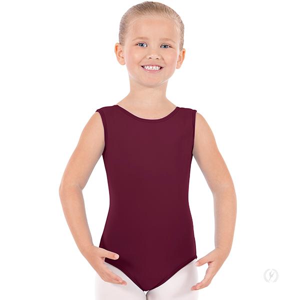 Eurotard Microfiber Tank Leotard With Fully Lined Front - Child