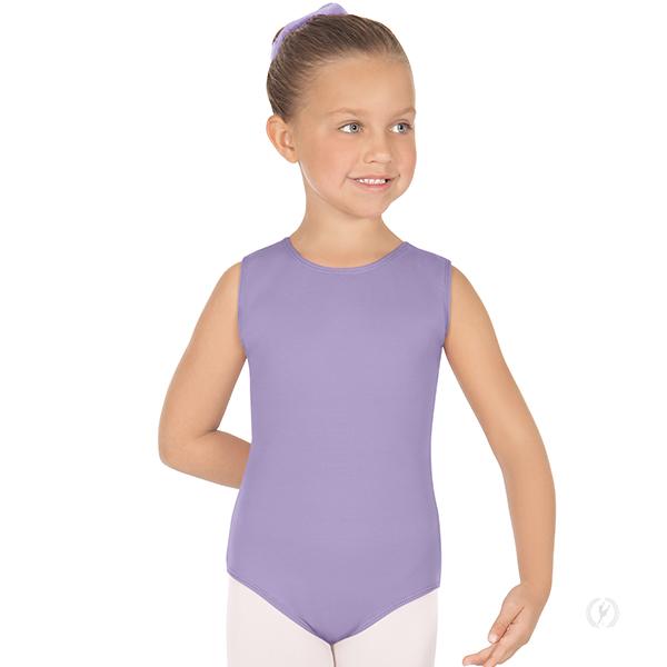 Eurotard Microfiber Tank Leotard With Fully Lined Front - Child