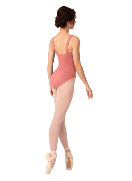 Bloch L9647 Lace Up Front Cami Leotard Blossom - Back
