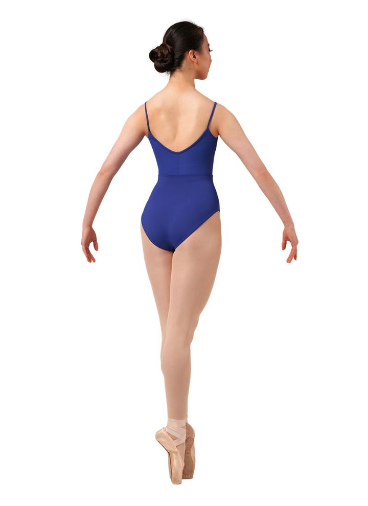 Bloch M4043TM/LM Chevron Rib Camisole Leotard Marine Blue - Back
