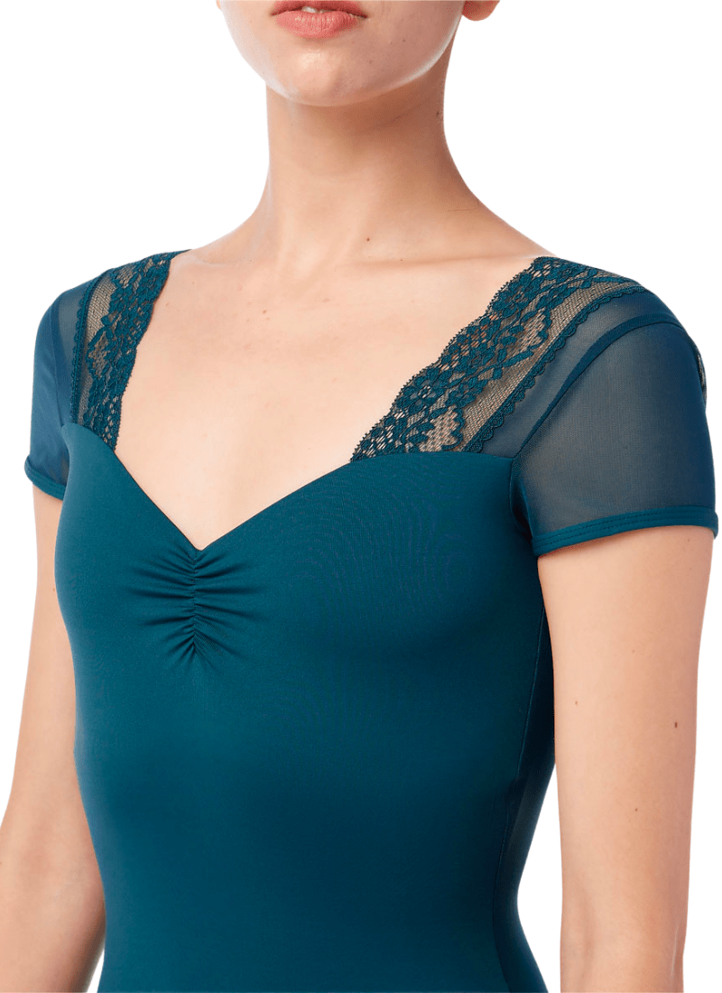 Lulli Dancewear Valeria Short Sleeve Leotard Lulli Dancewear Valeria Short Sleeve Leotard