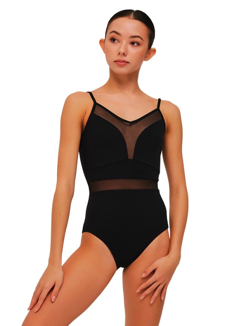 Nikolay Roxanne Camisole Leotard Black - Front