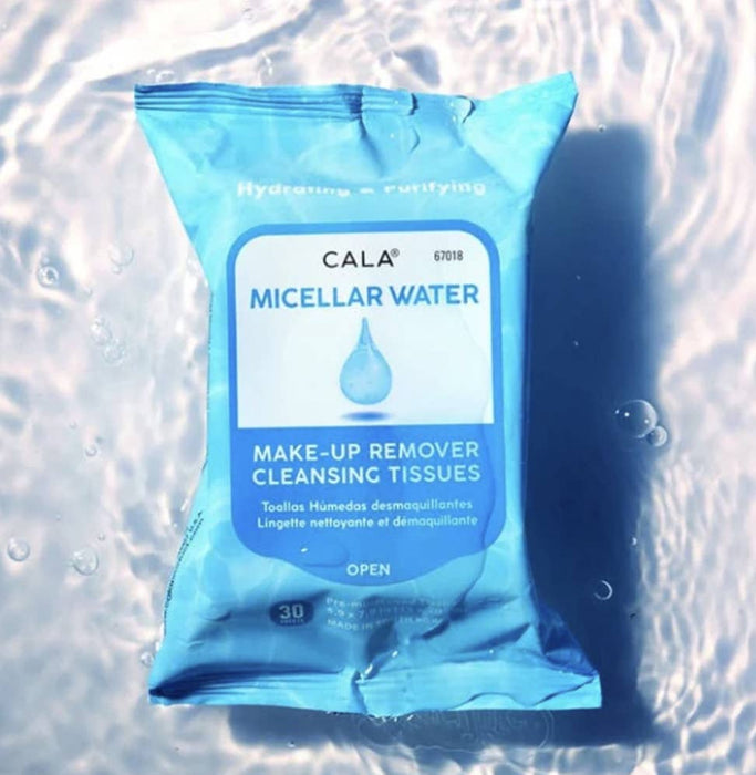 Cala Makeup Remover Wipes Tissue Cleanser - Micellar Water