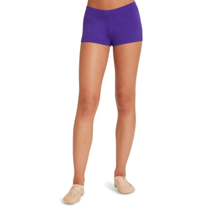 Capezio Women's Boy Cut Low Rise Shorts | Style: TB113 - Purple