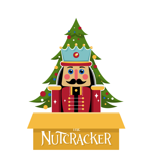 Holiday Nutcracker Sticker