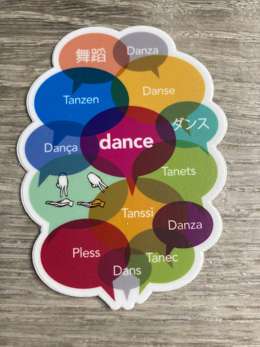 The Universal Language of Dance Sticker