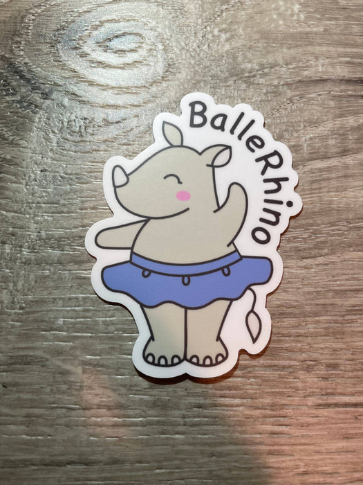 BalleRhino Dance Ballet Sticker