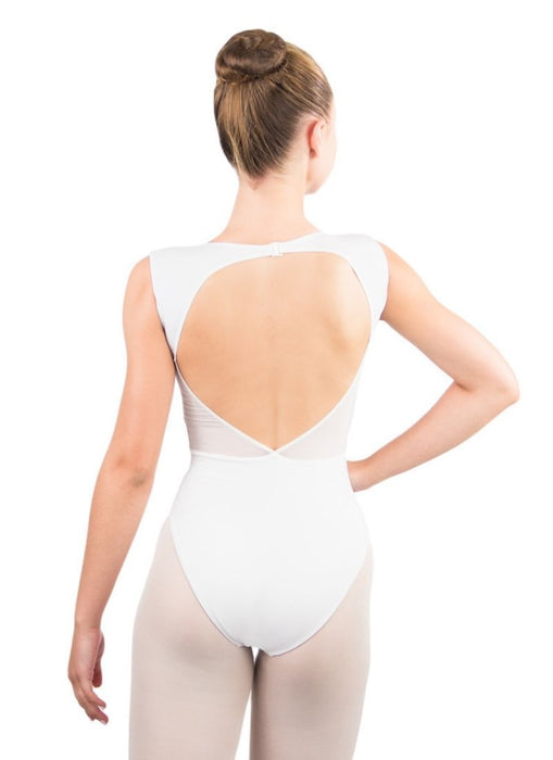 Ballet Rosa Thea Leotard- Holiday Limited Edition White - Back