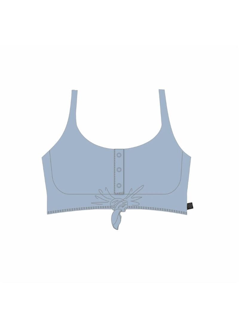 Honeycut Knot-Yet Top Denim-Closeout
