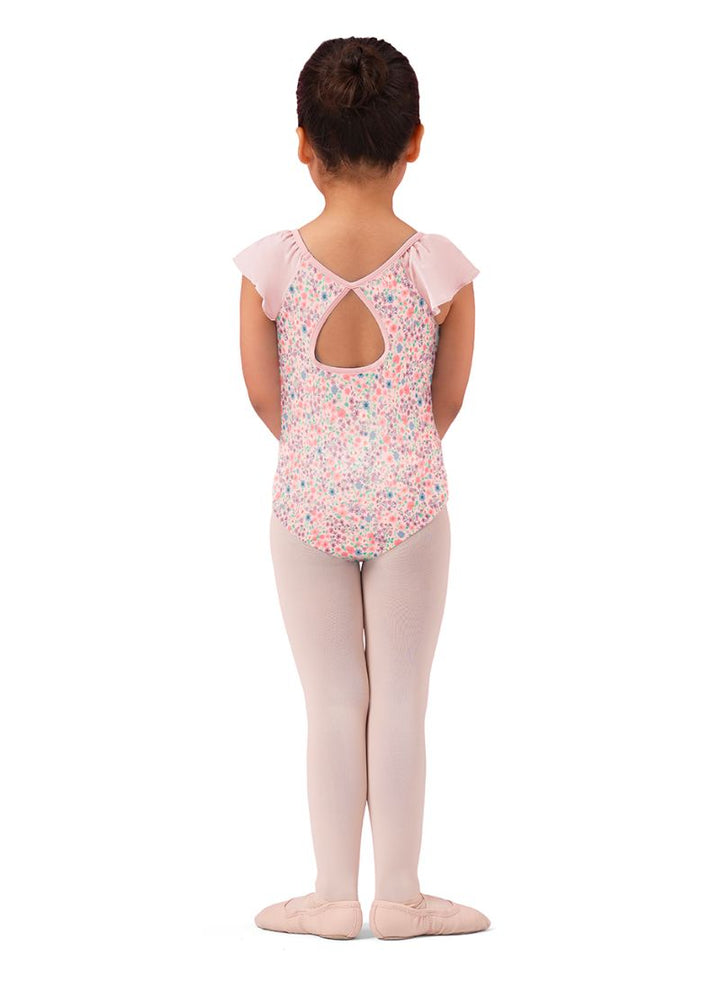Bloch M1556C Floral Cap Sleeve Tutu Pink - Back