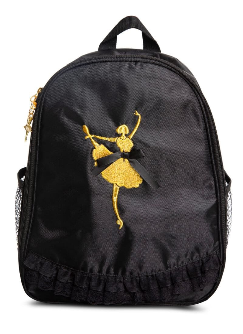 Capezio B280 Ballet Bow Backpack Black - Front