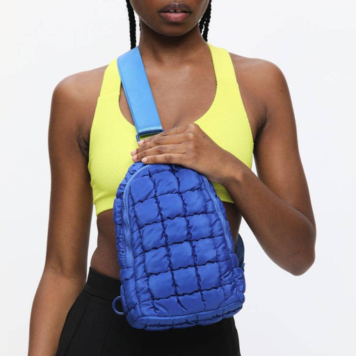 Women's Blue Belt Bags & Sling Bags