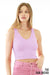 Reversible Ribbed Crop Top - Orchid