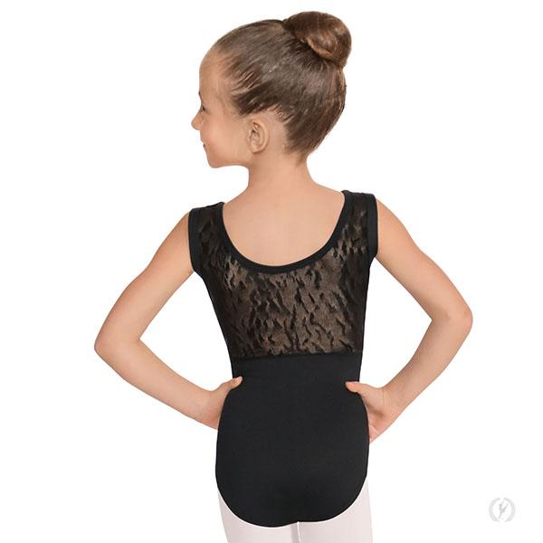 Eurotard 78586C Impression Mesh Wrap Back Camisole Leotard - Child