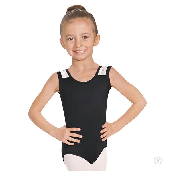 Eurotard 78586C Impression Mesh Wrap Back Camisole Leotard - Child