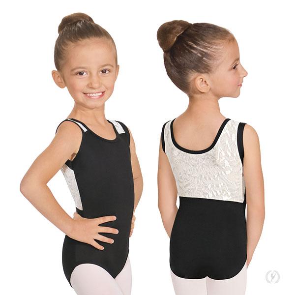 Eurotard 78586C Impression Mesh Wrap Back Camisole Leotard - Child
