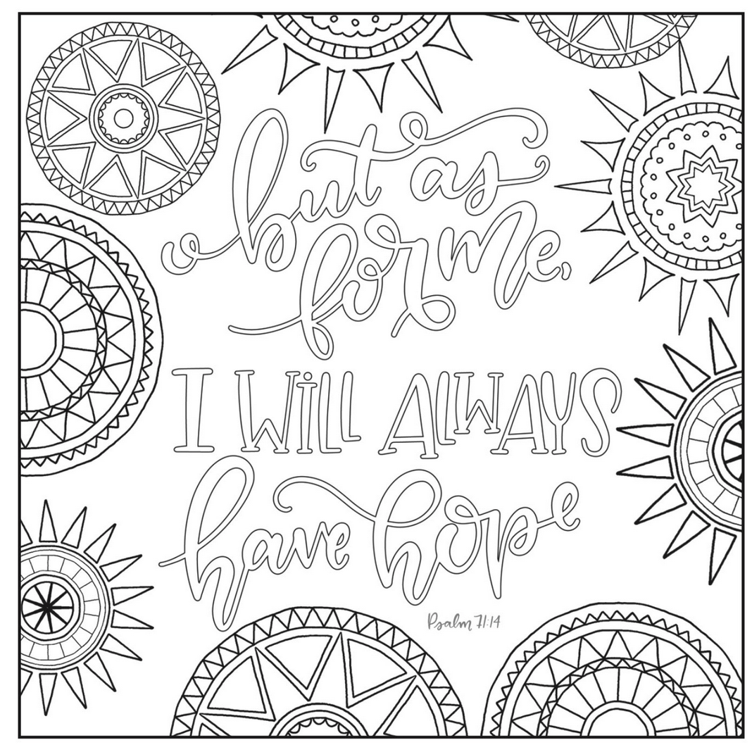 Encouragements: A Meditative Recovery Coloring Journal