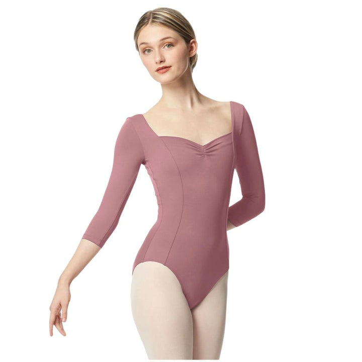 Lulli Dancewear LUB339 Alla Long Sleeve Leotard - Dusty Rose