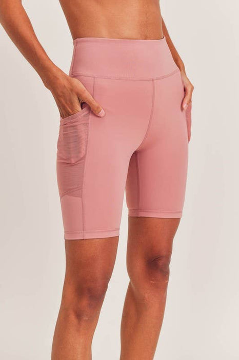 Sweetheart Zippered Back Biker Shorts - Closeout