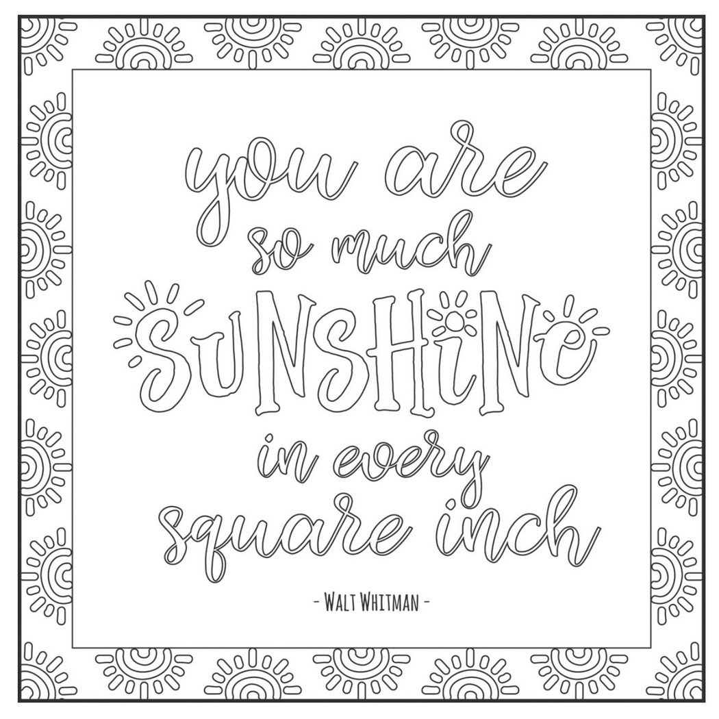Encouragements: A Meditative Recovery Coloring Journal