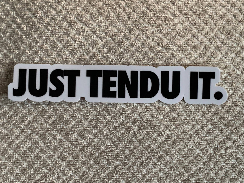 Just Tendu The OG Logo Vinyl Dance Sticker