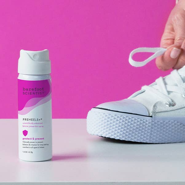 PreHeels+ blister prevention spray