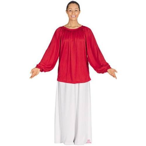 Long Sleeve Peasant Style Blouse