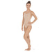 Eurotard 95706 Camisole Leotard with Clear and Matching Straps - Adult front