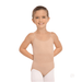 Camisole Seamless Leotard with Clear and Matching Straps - Child