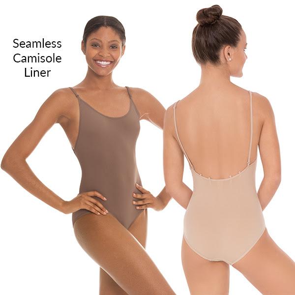 Seamless Low Back Camisole Silky Dance Girls Kids Ballet Bodysuit