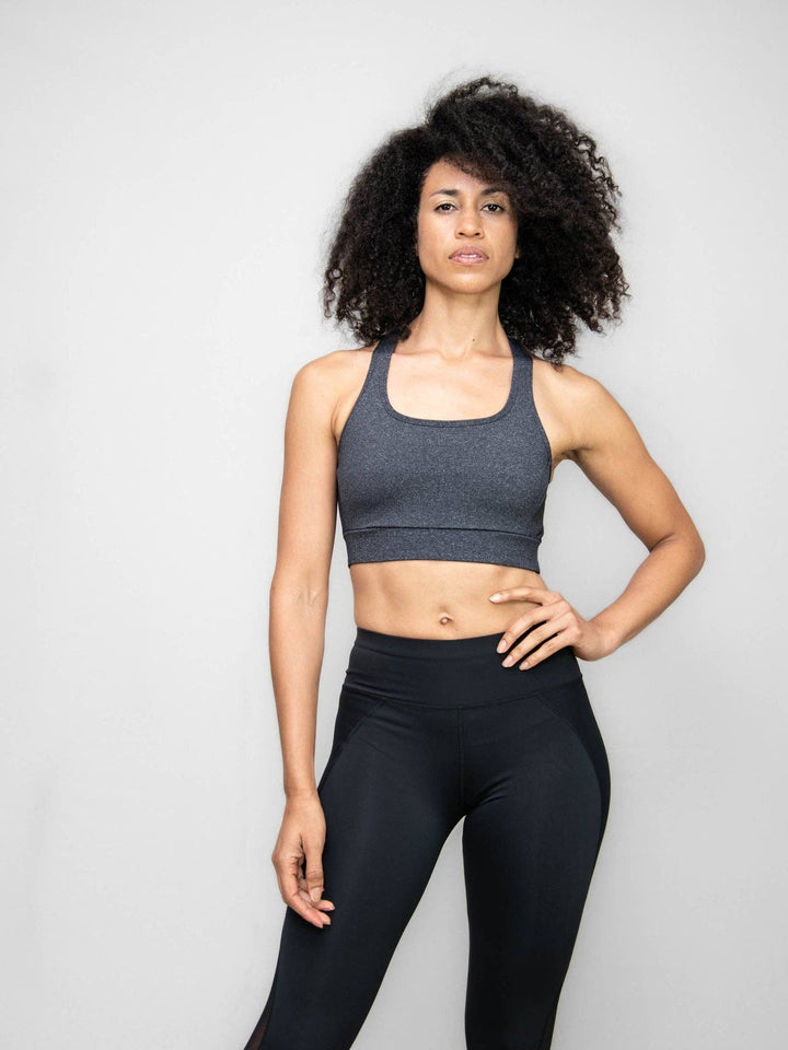 Fine Heather Racerback Crop Bra by Casa Zeta-Jones - Closeout