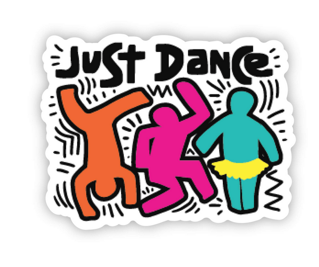 Just Dance Vinyl Sticker