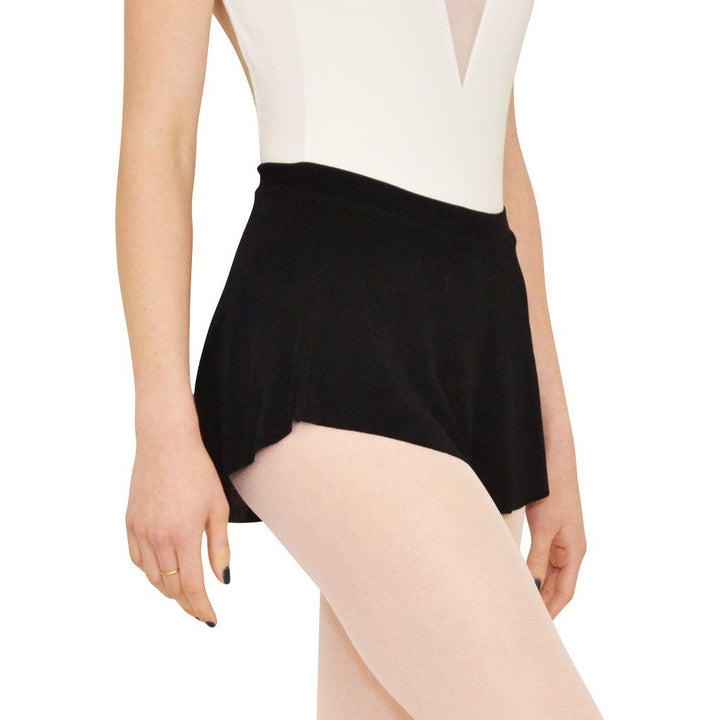 Bullet Pointe Short Pull-On Ballet Skirt - Black