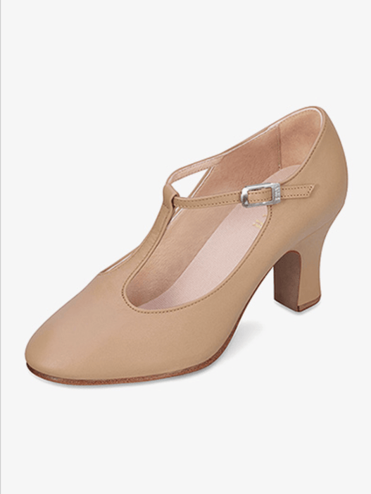 Bloch S0385L "Chord" T-Strap Character Shoes with 3" heel