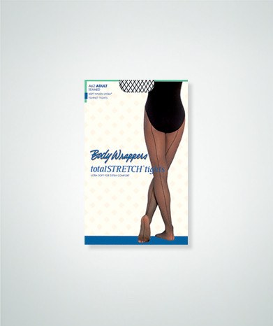 Body Wrappers A62 Adult Seamed Fishnet Tights