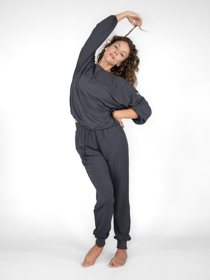 French Terry Warm Up Jogger by Casa Zeta-Jones-Closeout