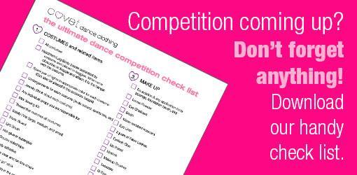 Dance Competition Checklist