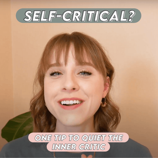 Self Critical? One tip to quiet the inner critic - Kirsten Kemp