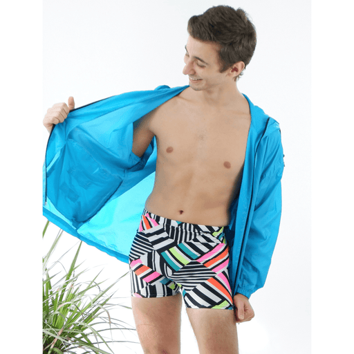 Electric Retro Mens Shorts by Rae Boutique