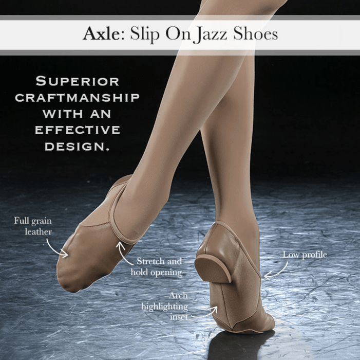 A2054A - Eurotard Adult Axle Slip On Jazz Shoe