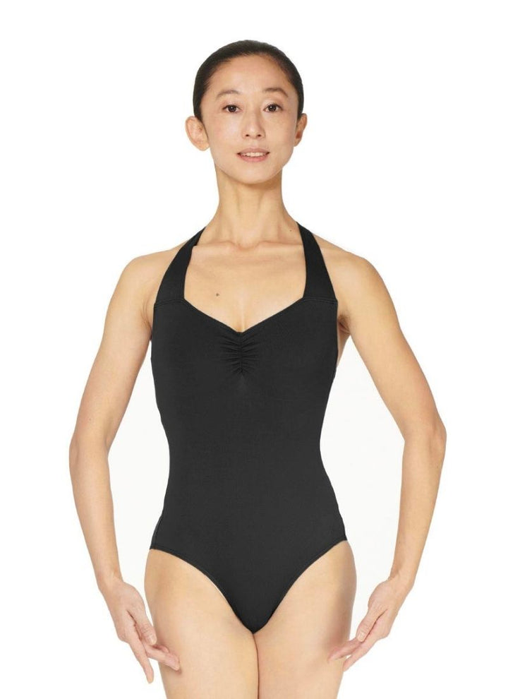 Lulli Dancewear LUB811 Lorelai Halter Strappy Leotard Black - Front