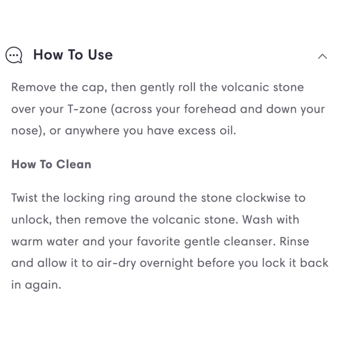 How To Use Slick Oil Absorbing Volcanic Roller [Removes Oil & Shine]