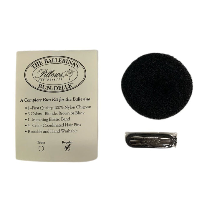 Pillows for Pointe Ballerina's Bun-delle - Regular Black