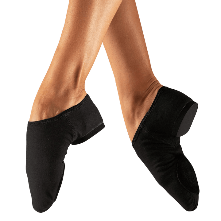 So Danca JZ75L Adult Fully Elasticized Jazz Shoe - Black