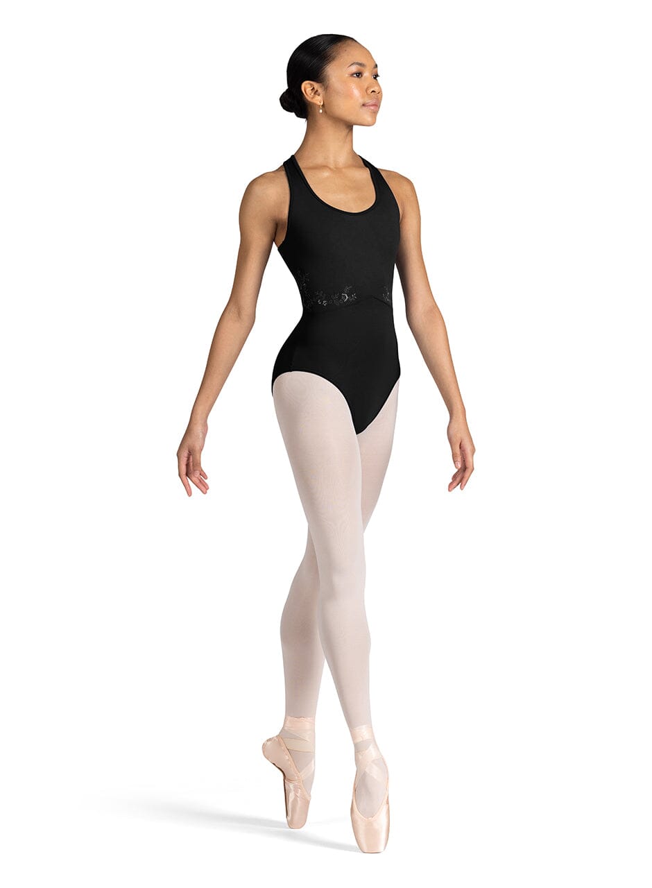 Bloch L3345 FLEUR TANK LEOTARD Black