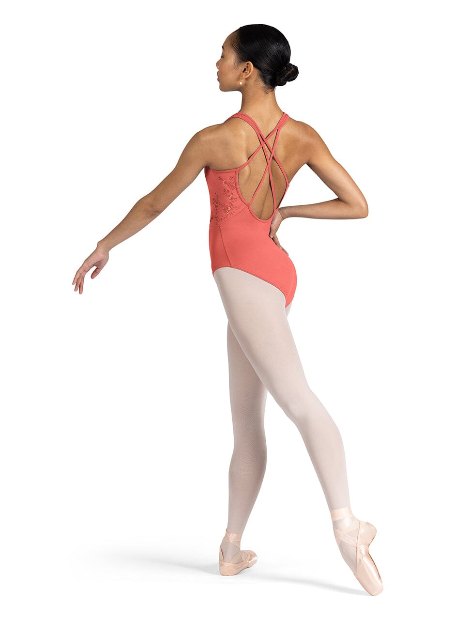 Bloch L3345 FLEUR TANK LEOTARD Peach